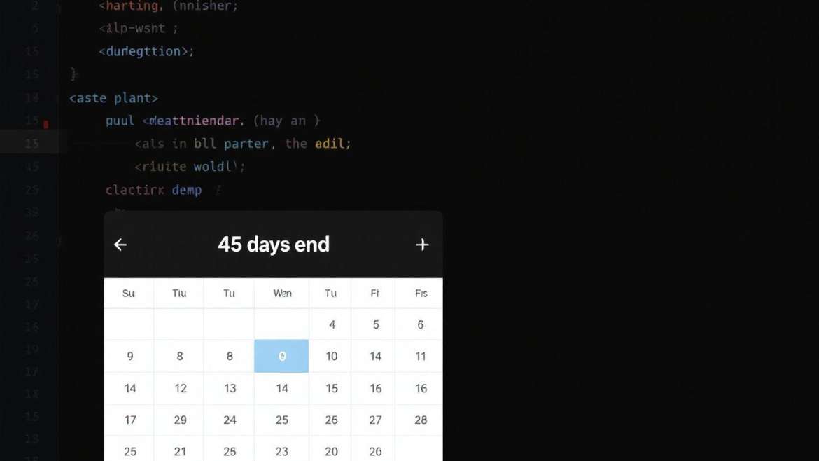 45 jours fin de mois : calculer la date exacte pour vos échéances