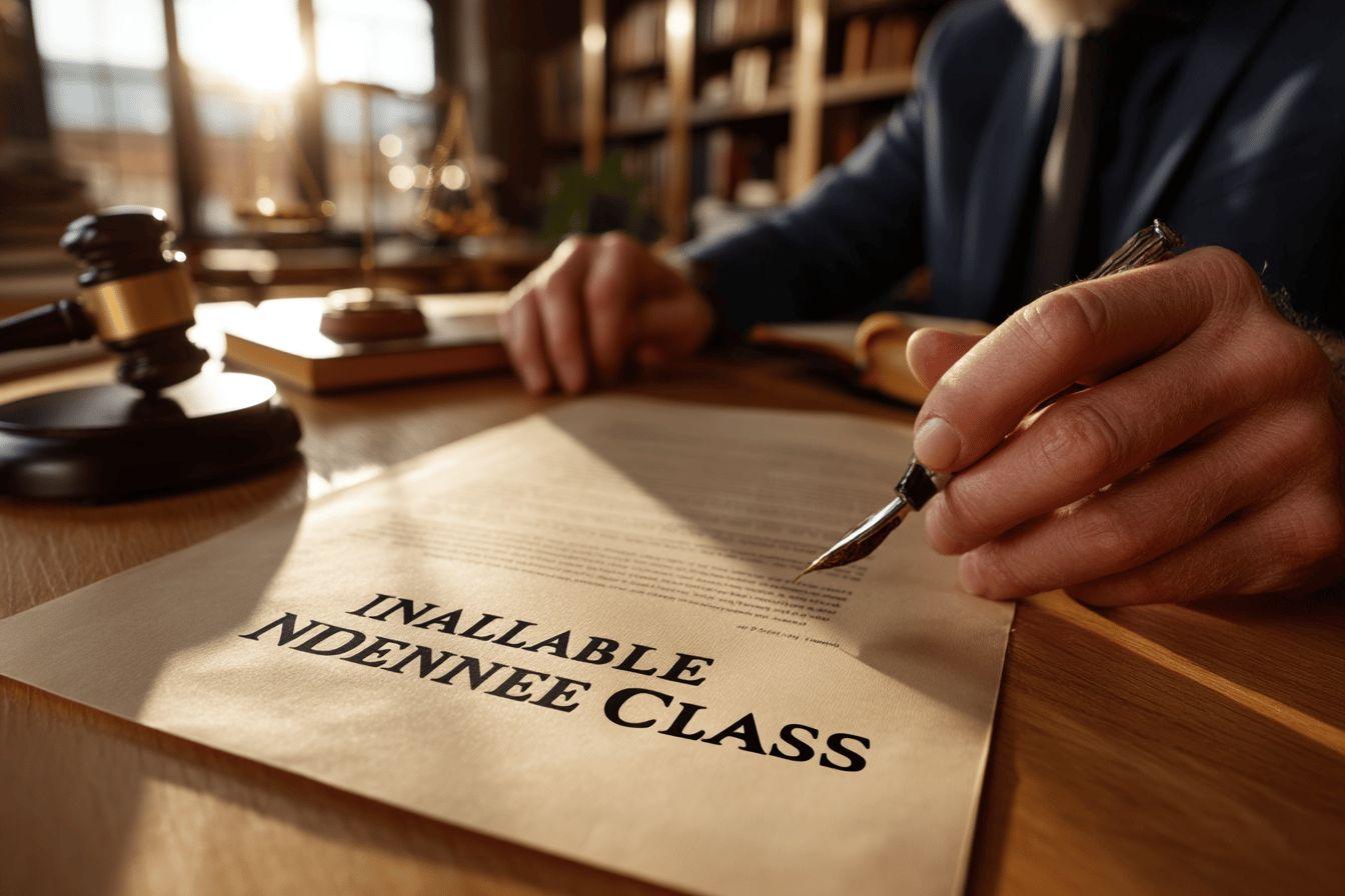 Clause d'inaliénabilité : définition, fonctionnement et conditions de validité en droit civil français