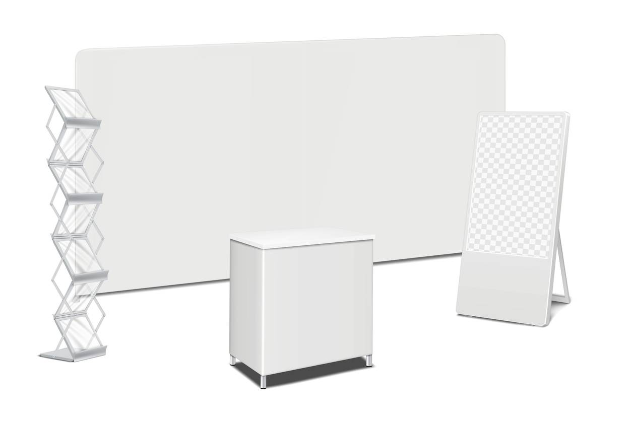 présentoirs à flyers sur pied