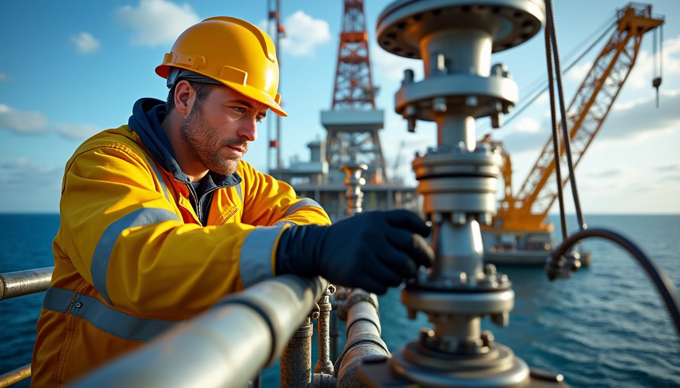 Combien gagne un ouvrier travaillant sur une plateforme pétrolière ?