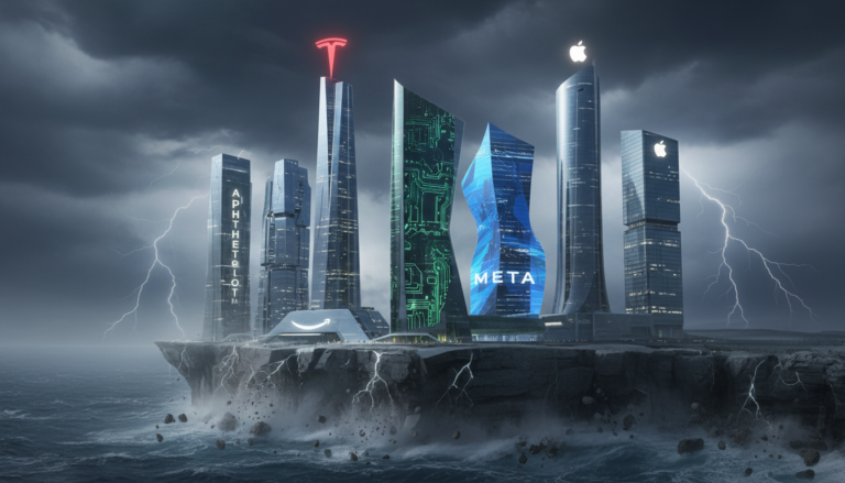 Bourse : Tesla, Amazon, Nvidia, Meta, Apple… Les 7 Géants du Tech face au risque imminent d’un krach