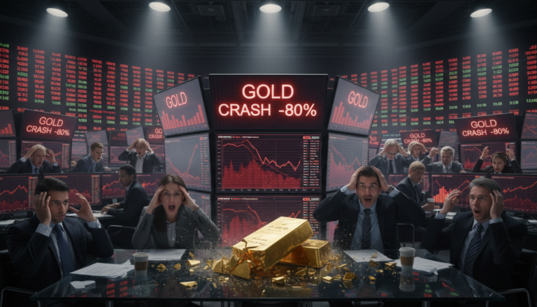 Bourse : l&rsquo;impact en chaîne de la chute spectaculaire de l&rsquo;or
