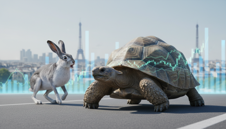 Crédit Agricole en Bourse : la tortue du CAC 40 qui rattrape son retard face au lièvre