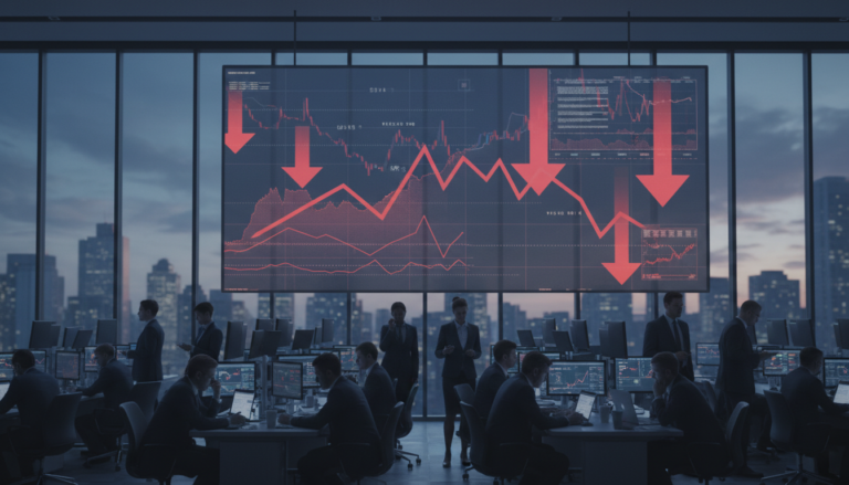 Le Dow Jones en baisse attendue : prudence de mise au lancement d&rsquo;une semaine chargée