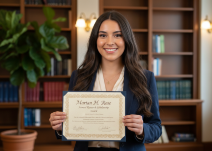 découvrez comment lucciana mikaela cáceres holgado a été honorée par la bourse de recherche annuelle marian h. rose, une reconnaissance prestigieuse soulignant ses contributions exceptionnelles en recherche.