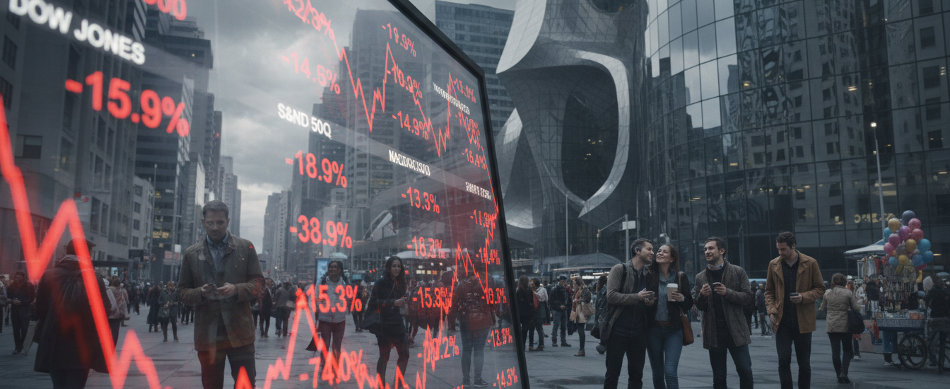 un grand krach boursier imminent menace les marchés financiers, mais notre attention se porte sur d'autres sujets cruciaux.