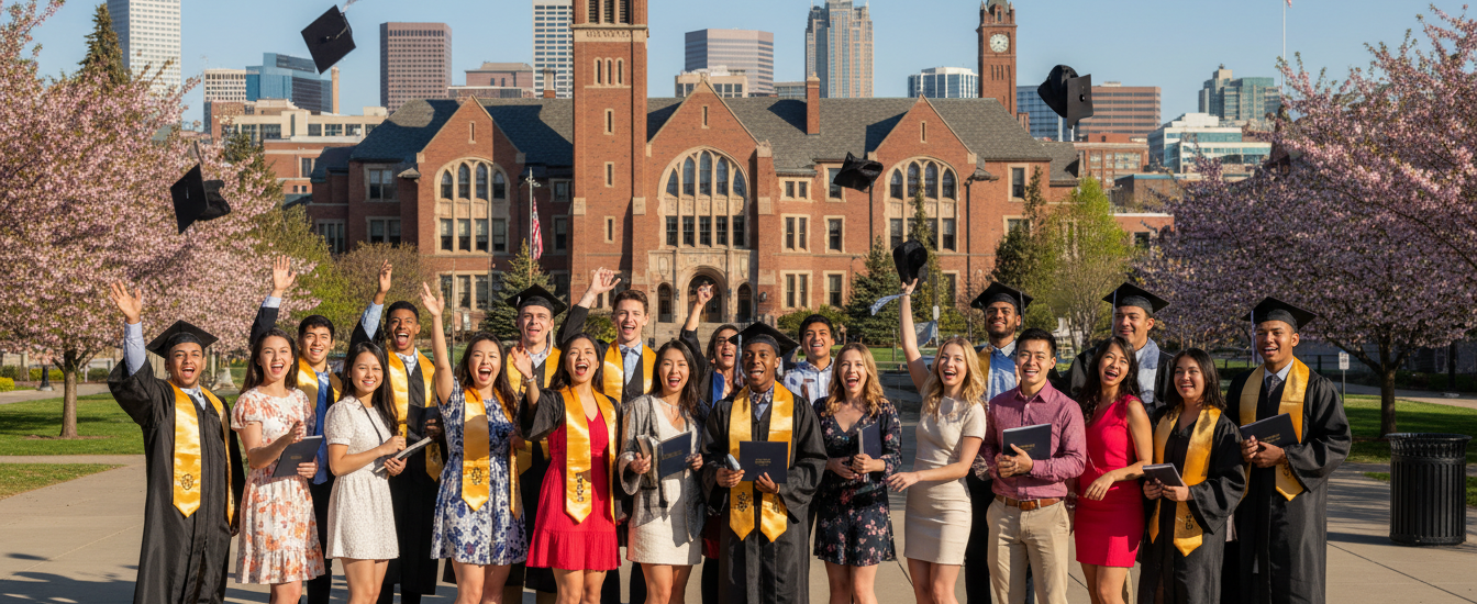 whitworth garantit aux élèves des écoles publiques de spokane une admission et une bourse d'études dès qu'ils atteignent une moyenne de 3,6, favorisant ainsi leur réussite académique.