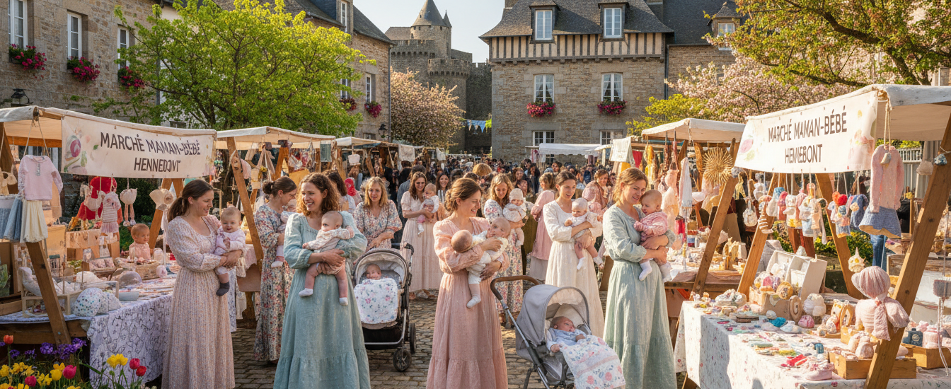 découvrez le succès de la bourse maman-bébé printanière à hennebont, un événement convivial réunissant parents et enfants autour de bonnes affaires et de moments de partage.