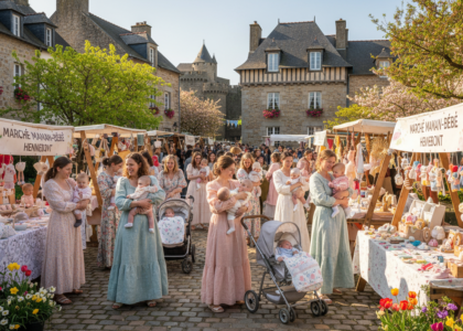 découvrez le succès de la bourse maman-bébé printanière à hennebont, un événement convivial réunissant parents et enfants autour de bonnes affaires et de moments de partage.