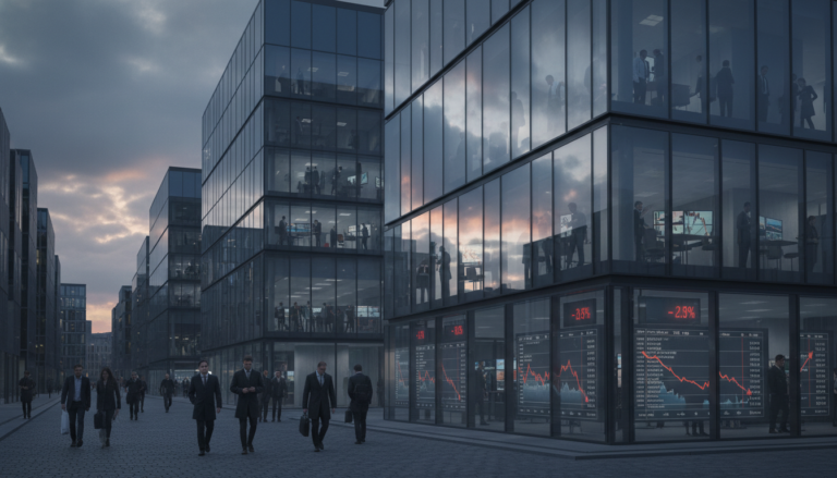 Les marchés européens clôturent en baisse : une journée sous le signe du repli