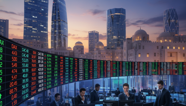 Moyen-Orient : les Bourses européennes terminent en baisse face à des signaux économiques ambivalents