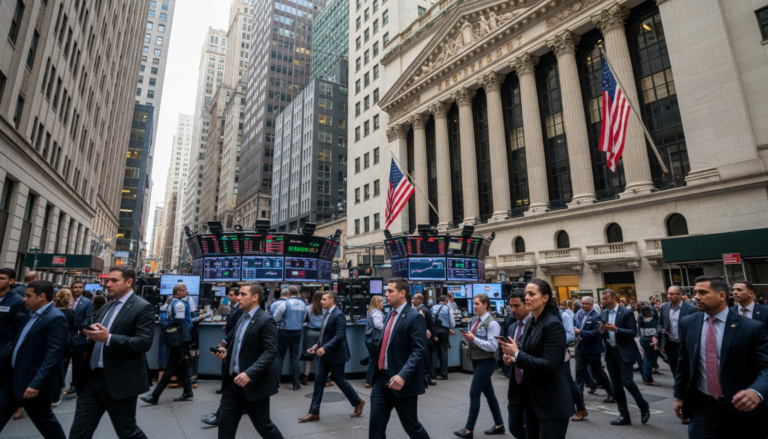 Wall Street : Plongée dans l&rsquo;univers dynamique de la Bourse de New York, NYSE